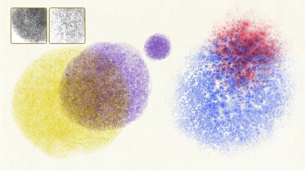 国风版画肌理笔刷 PS+Procreate